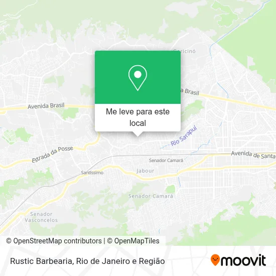 Rustic Barbearia mapa
