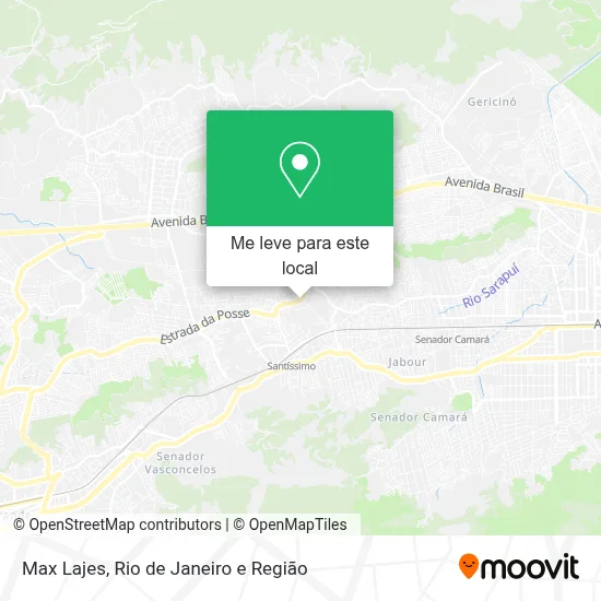 Max Lajes mapa