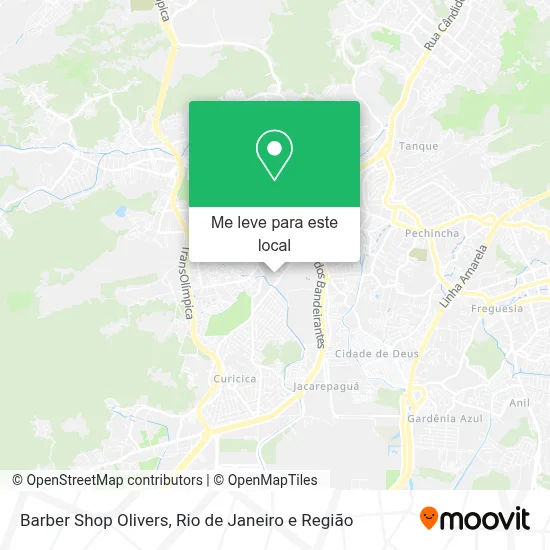 Barber Shop Olivers mapa