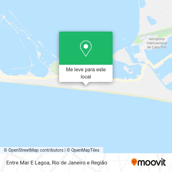 Entre Mar E Lagoa mapa