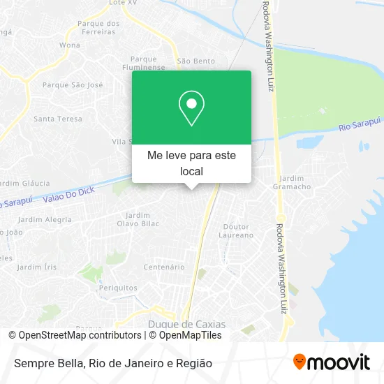 Sempre Bella mapa