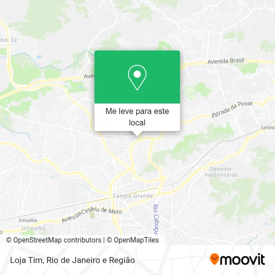 Loja Tim mapa