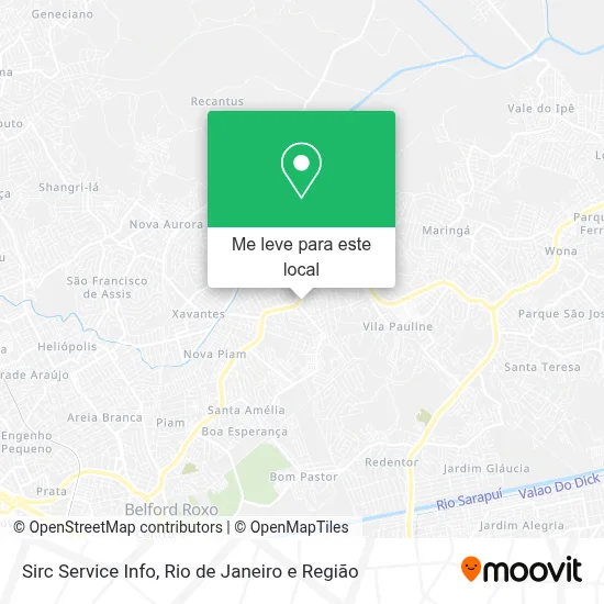 Sirc Service Info mapa