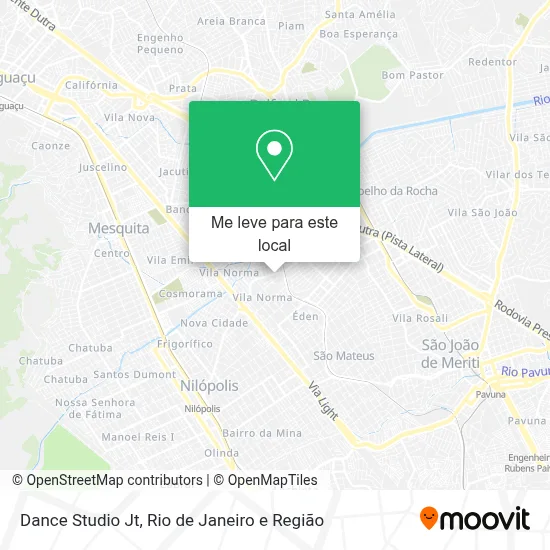 Dance Studio Jt mapa