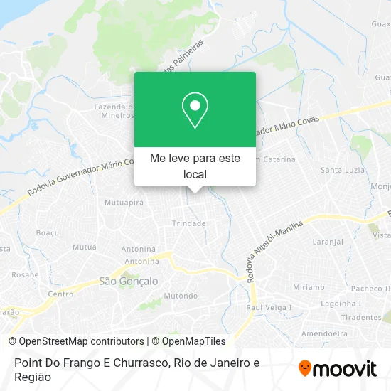 Point Do Frango E Churrasco mapa