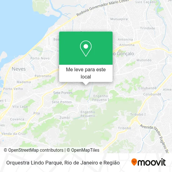 Orquestra Lindo Parque mapa