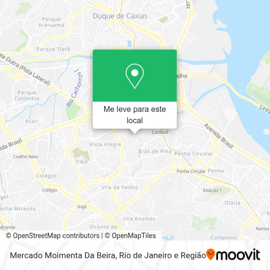 Mercado Moimenta Da Beira mapa