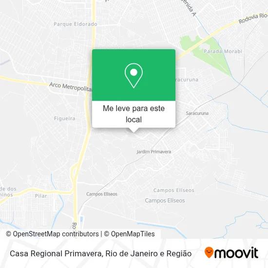 Casa Regional Primavera mapa