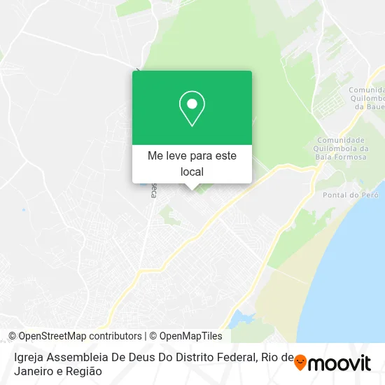 Igreja Assembleia De Deus Do Distrito Federal mapa