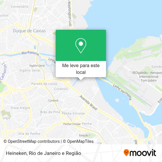 Heineken mapa