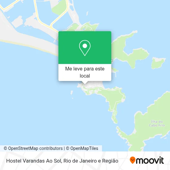 Hostel Varandas Ao Sol mapa