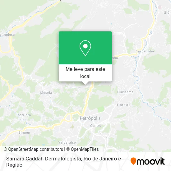 Samara Caddah Dermatologista mapa