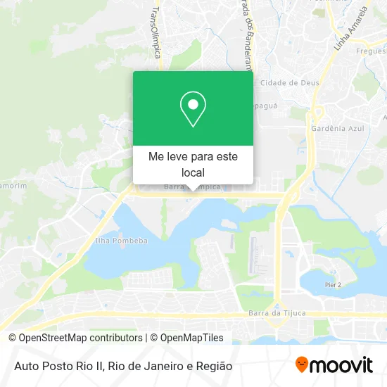 Auto Posto Rio II mapa