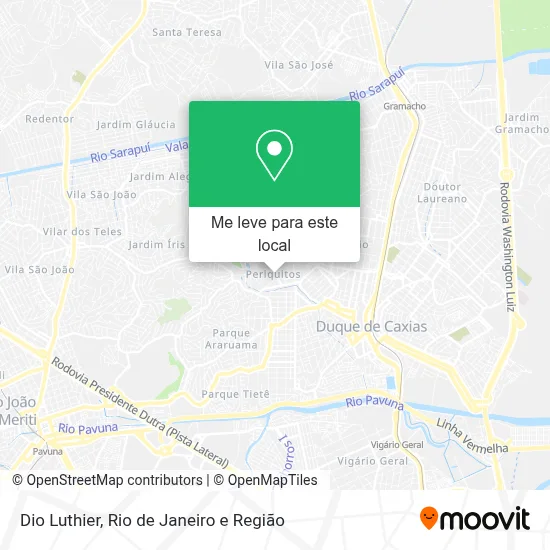 Dio Luthier mapa