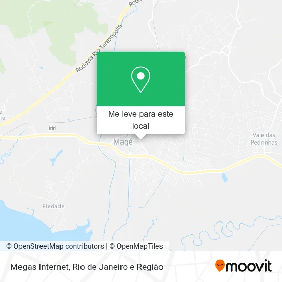 Megas Internet mapa