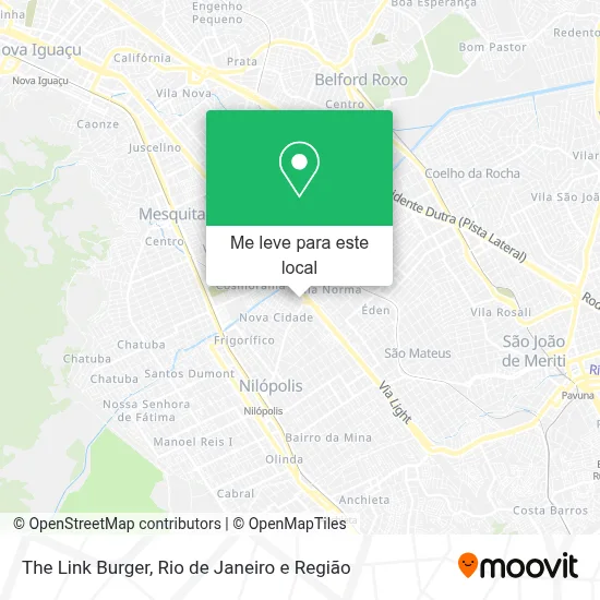 The Link Burger mapa