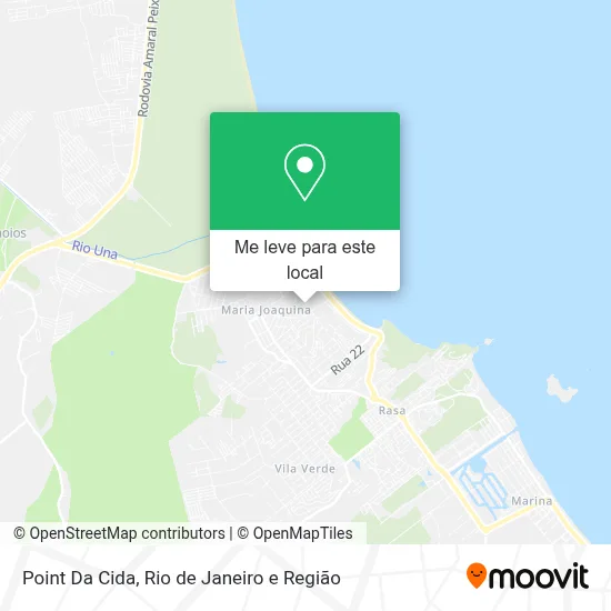 Point Da Cida mapa