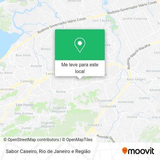 Sabor Caseiro mapa