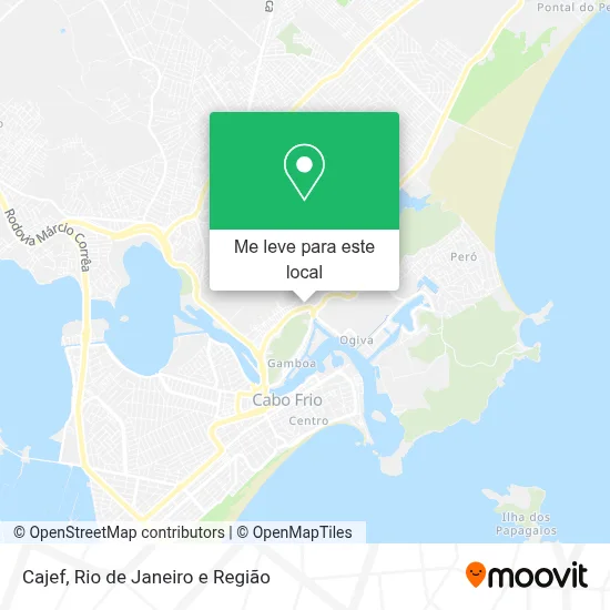 Cajef mapa