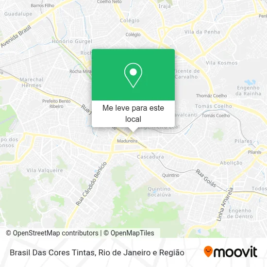 Brasil Das Cores Tintas mapa