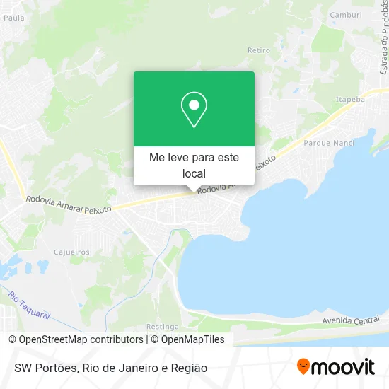SW Portões mapa