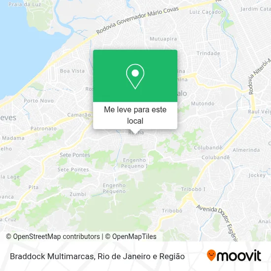 Braddock Multimarcas mapa