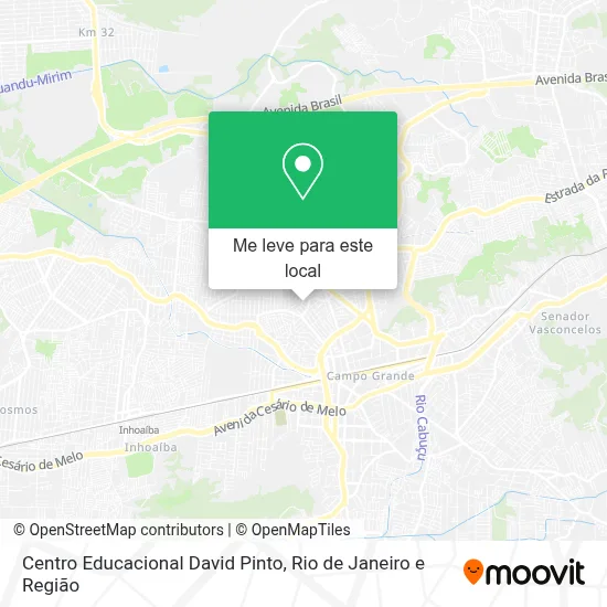 Centro Educacional David Pinto mapa