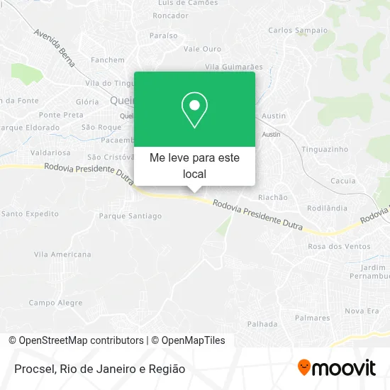 Procsel mapa