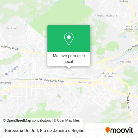 Barbearia Do Jeff mapa