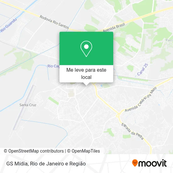 GS Mídia mapa