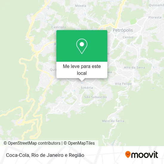 Coca-Cola mapa