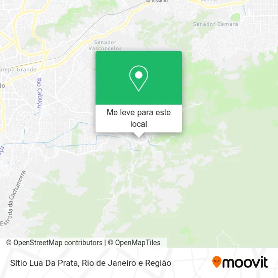 Sítio Lua Da Prata mapa