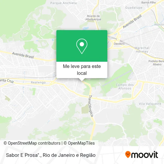 Sabor E Prosa". mapa