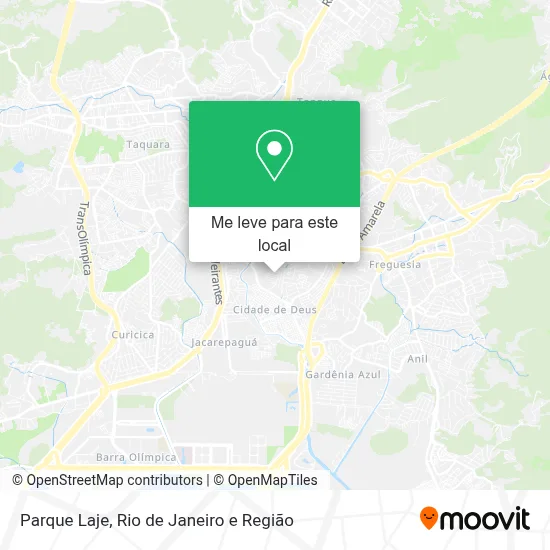 Parque Laje mapa