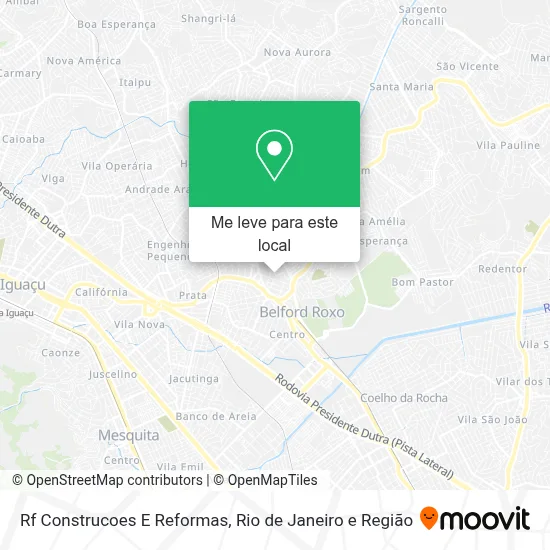 Rf Construcoes E Reformas mapa