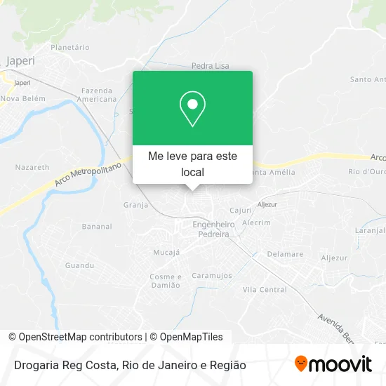Drogaria Reg Costa mapa