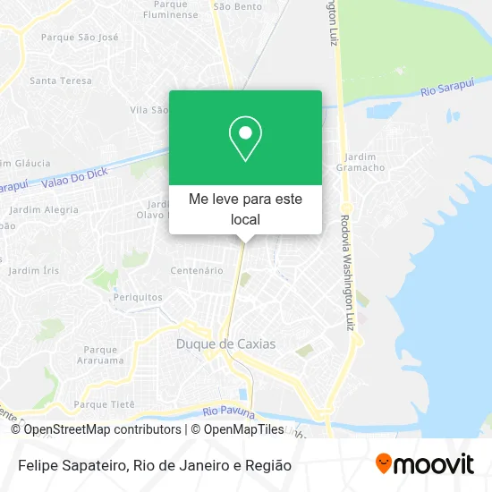 Felipe Sapateiro mapa