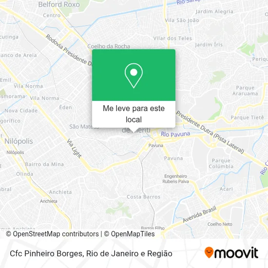 Cfc Pinheiro Borges mapa