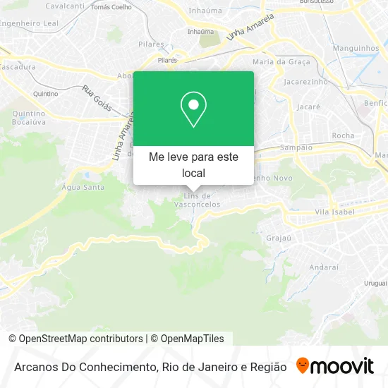 Arcanos Do Conhecimento mapa
