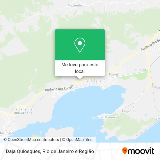 Daja Quiosques mapa