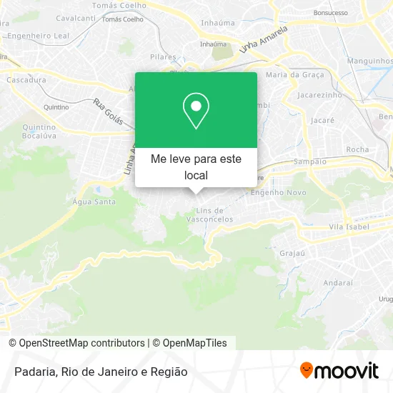 Padaria mapa