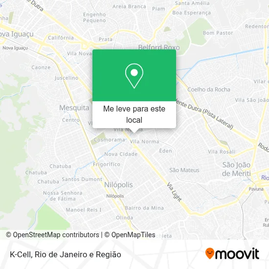 K-Cell mapa