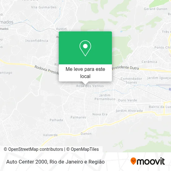 Auto Center 2000 mapa