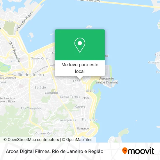 Arcos Digital Filmes mapa