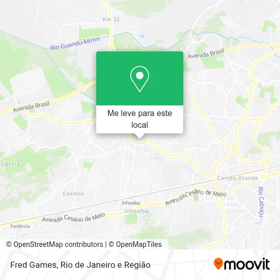 Fred Games mapa