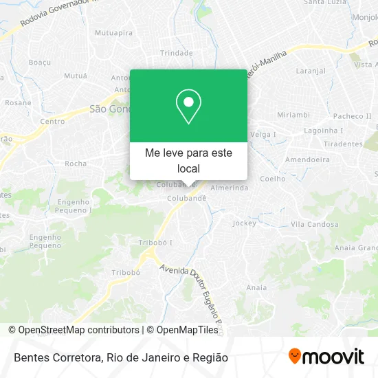 Bentes Corretora mapa