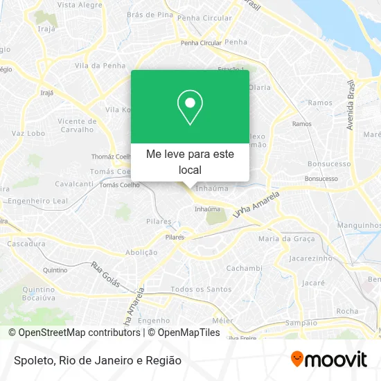 Spoleto mapa
