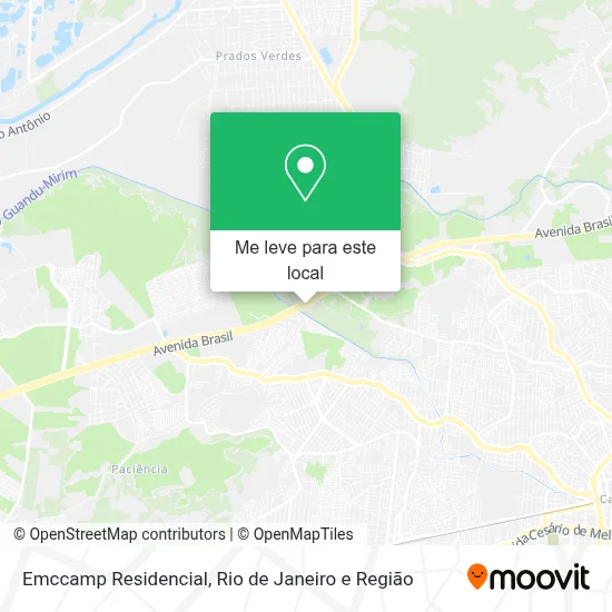 Emccamp Residencial mapa
