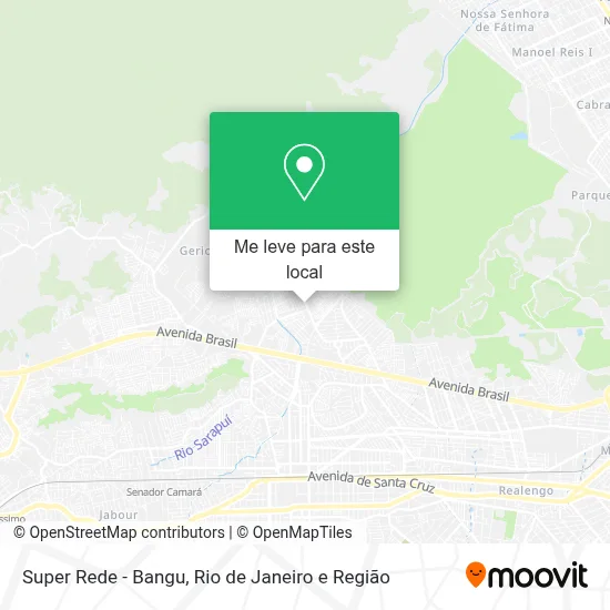 Super Rede - Bangu mapa