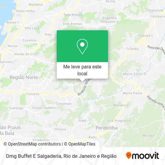 Dmg Buffet E Salgaderia mapa